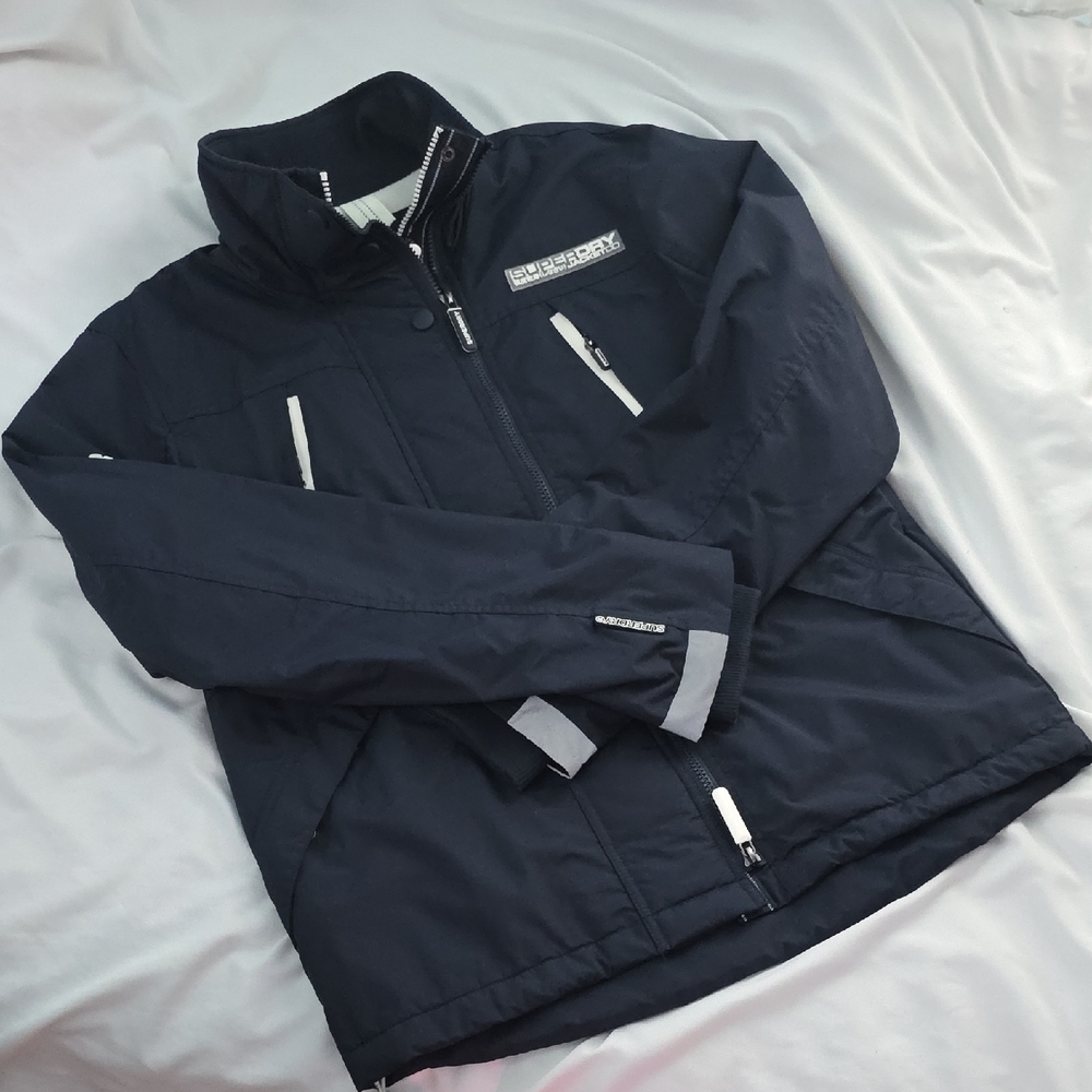 Superdry Polar SD Wind Attacker Jacket ‐ Navy/White - Size M